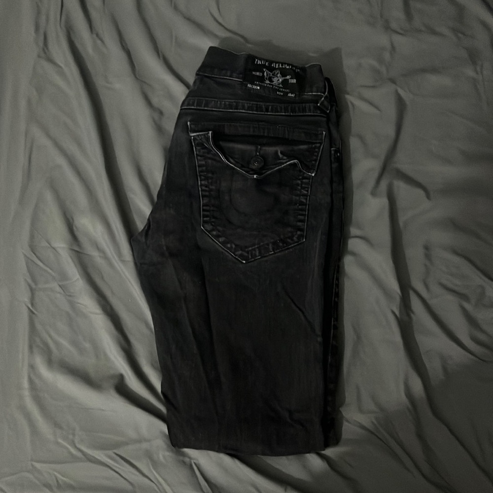 True religion black jeans